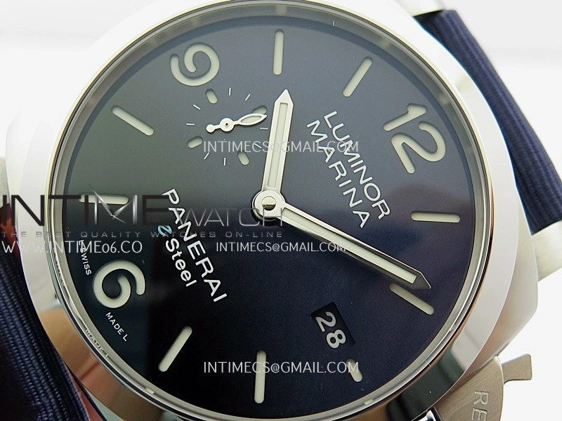 PAM1157 44mm VSF 1:1 Best Edition Blue Dial On Blue Nylon Strap P.9010 Super Clone
